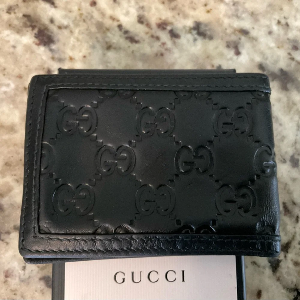 Mint Gucci Guccissima Leather Bifold Wallet - Picture 8 of 10